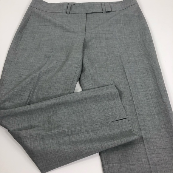 Pink Tartan Gray Wool Blend Capri Pants 10 - Picture 3 of 8